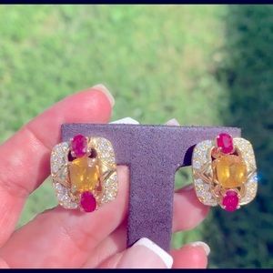 WOW! Handmade Bulgari Style Earrings!